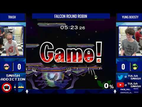 Smash Addiction #113 - Falcon RR - Trash (Pink) vs. Yung Boosty (Green)
