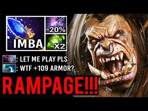 RAMPAGE!!! Axe Scepter + Arcane Blink Crazy Burn +109 Armor Call Non-Stop Culling Blade Imba Dota 2
