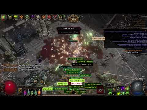 Septer Flash: Ritual 13. Good uber lab carry. Elder jewels.