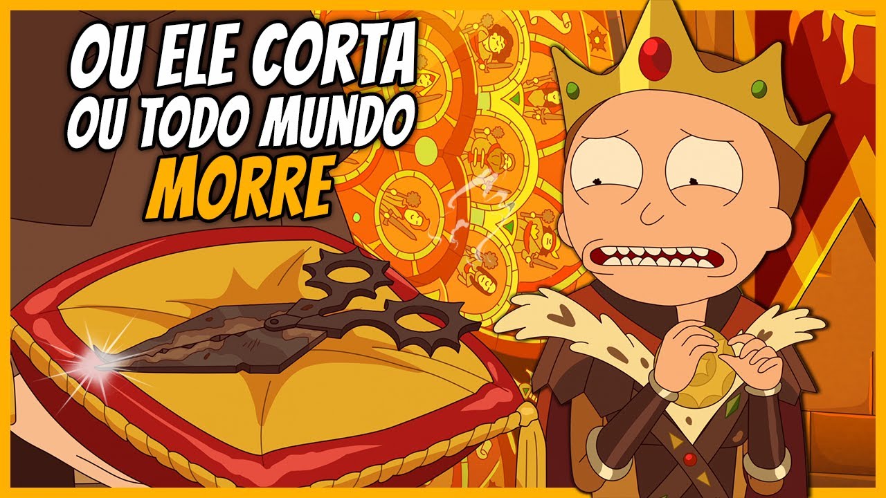 MORTY É OBRIGADO A CORTAR SUAS PARTES INTIMAS PARA ACABAR COM UMA GUERRA - Rick and Morty T6 Ep 09