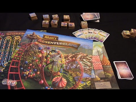 Jeremy Reviews It... - Alan's Adventureland (2016) Board Game Review 
