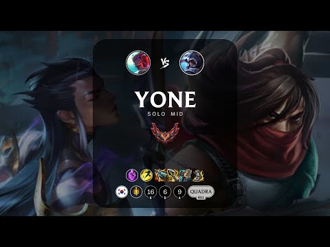Yone Mid vs Talon - KR Grandmaster Patch 13.15