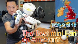 Which is the best mini handheld fans on Amazon for