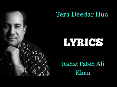 TERA DEEDAR HUA (LYRICS) | RAHAT FATEH ALI KHAN | PRITAM, SAYEED Q | EMRAAN H, ESHA G | JANNAT 2 N,L