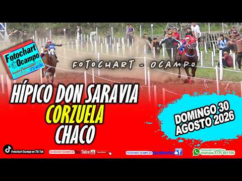 HÍPICO DON SARAVIA. - CORZUELAI . CHACO- Resumen de la Reunión del 30/08/2026