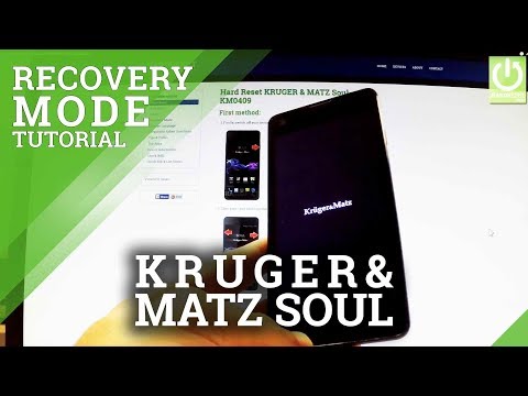 How to Enter Recovery Mode on KRUGER & MATZ Soul KM0409