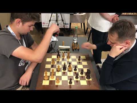 Daniil Mosesov IM, UKR - Ilmars Starostits GM, LAT. Saint Charbel Chess Cup'23. Ukraine, Morshyn.