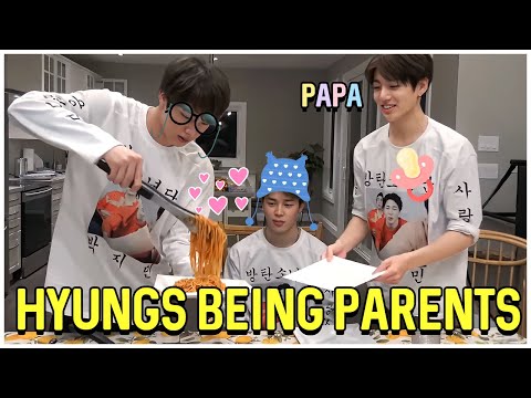 BTS Hyung Line Being The Best Parents Of Maknae Line