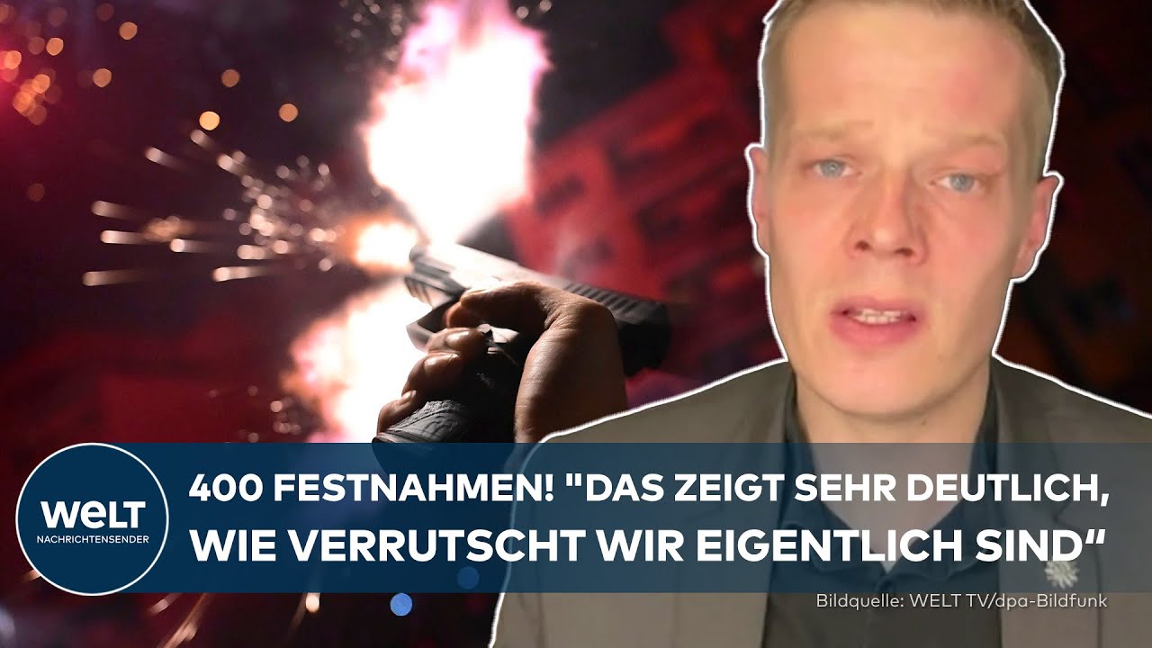 FRIEDLICHE SILVESTERNACHT? 400 Festnahmen! „Gesellschaftlich ist es eine Bankrotterklärung"