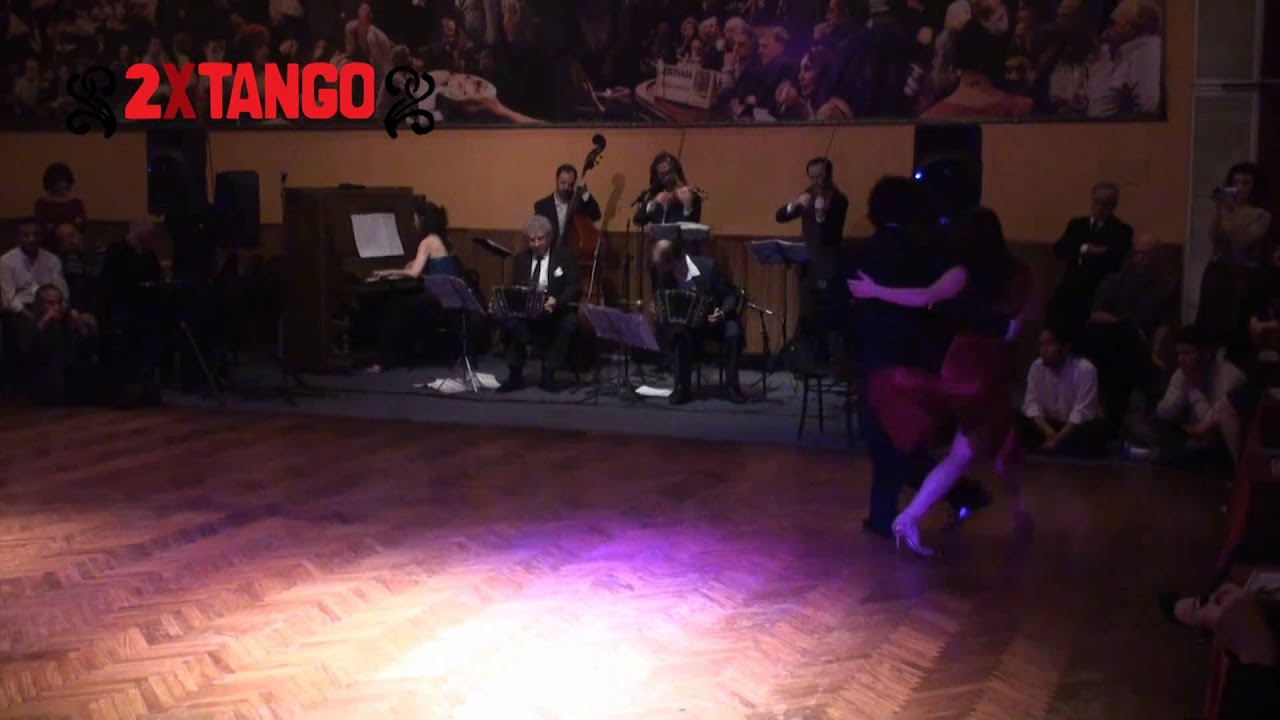 Federico Naveira Ines Muzzopappa Orquesta Color Tango en Salon Canning Julio 2011