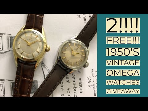 FREE GENUINE 1950's OMEGA WATCHES GIVEAWAYS!!!!  DEC 23rd, 2019 - JAN 1ST, 2020