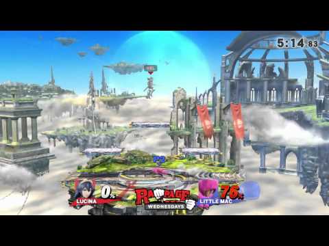 Rampage Wed. SSB4 Wii U 11/26/14 - Vel vs Infamous Black