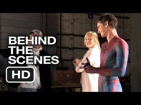 Thumbnail of the video: The Amazing Spider-Man - Behind the Scenes - Screen Test (2012) Andrew Garfield, Emma Stone Movie HD