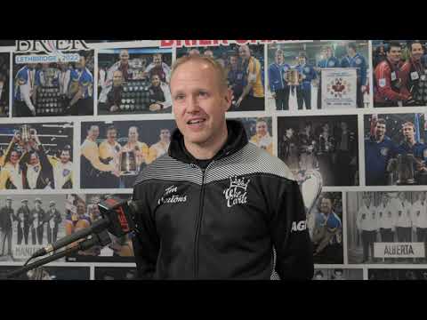 Media Scrum - Draw 8 - 2022 Tim Hortons Brier