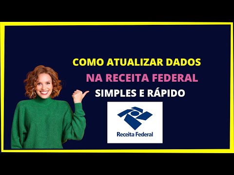 Como atualizar dados cadastrais na receita federal em Minutos!