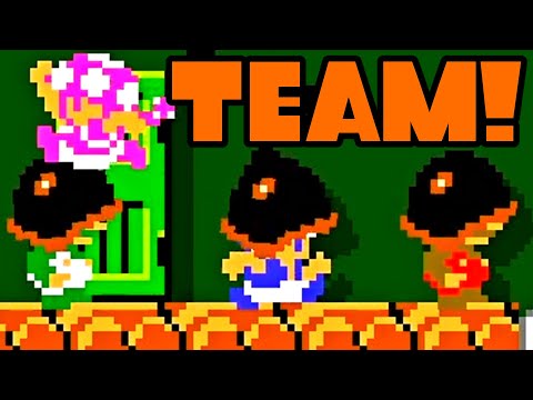 Super Mario Maker 2 Multiplayer Co-OP with Randoms O_o #21