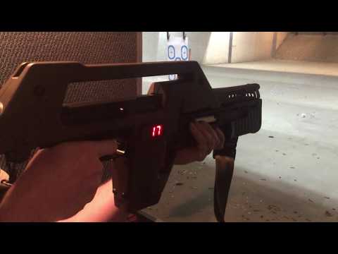 M41A Pulse Rifle live fire with working ammo counter