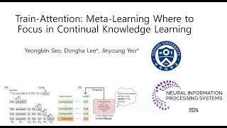 Yeongbin Seo - Train-Attention: Meta-Learning Where to Focus in Contin