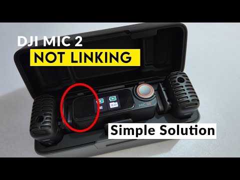 DJI Mic 2 not linking with Receiver || How to fix it in a minute