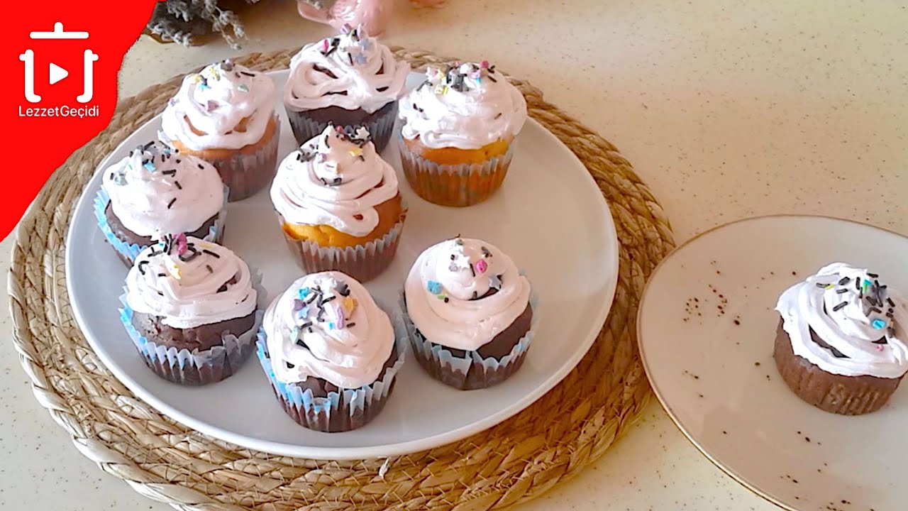 Kremalı Cupcake Tarifi  , Nasıl Yapılır? Muffin Kek