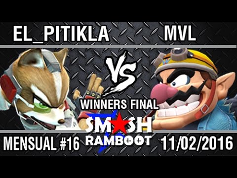 [SmashxRamboot #16] El_Pitikla (Fox) Vs MVL (Wario) Winner Finals