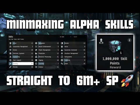 Maximizing Alpha Skill Points in EVE Online