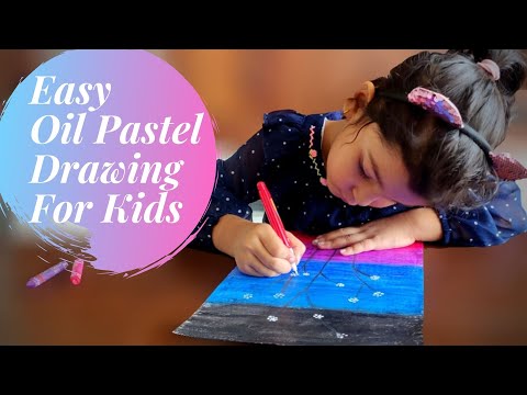 Easy Oil Pastel Drawing for Kids