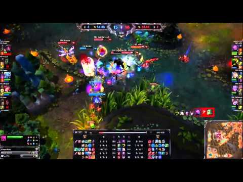 EG vs Fnatic Game 2 - Game Deciding Team Fight at Baron