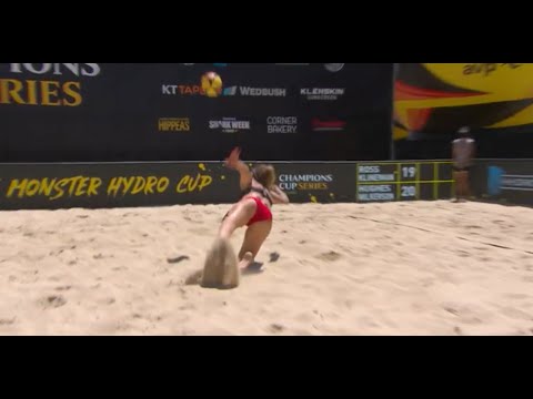 April Ross Returns With A Dig In Women's Final | Monster Hydro Cup