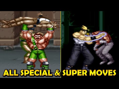 Final Fight 3 All Special & Super Move List Inputs Guide  Super Nintendo