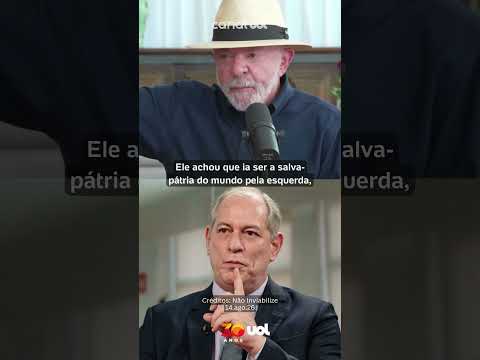Lula says Ciro Gomes thinks 'the world revolves around him' and takes a jab: 'He lacks humility'