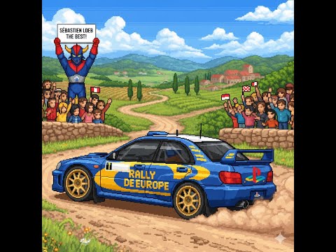 Redécouverte (non commentée) de Rally De Europe (PS1) 🚗🏁🌍 #nosub4sub #supportmychannel #playstation