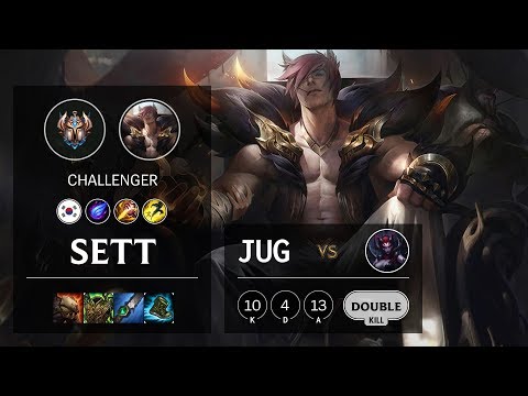 Sett Jungle vs Elise - KR Challenger Patch 10.6