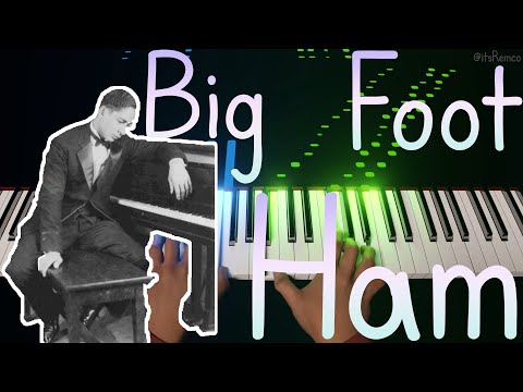 A.I. Plays Jelly Roll Morton - Big Foot Ham 1924 (Classic New Orleans Jazz Piano)