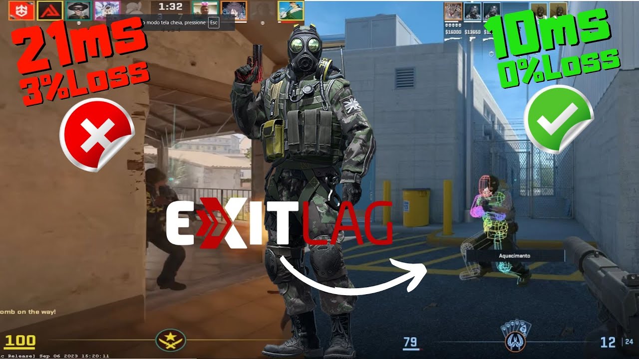 Vale a pena usar o ExitLag no CS2 em 2024? Melhora muito? Diminuir Ping e Packet Loss no CS2