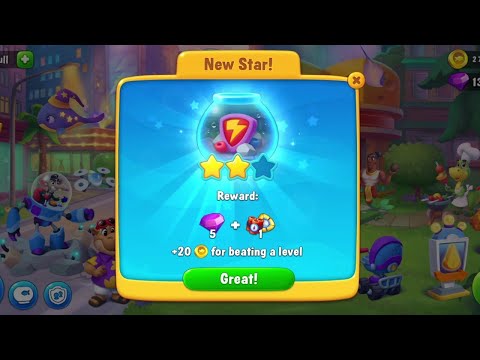 @Fishdom Shopping Time in Superhero Aquarium, Got 2 Stars of 3.