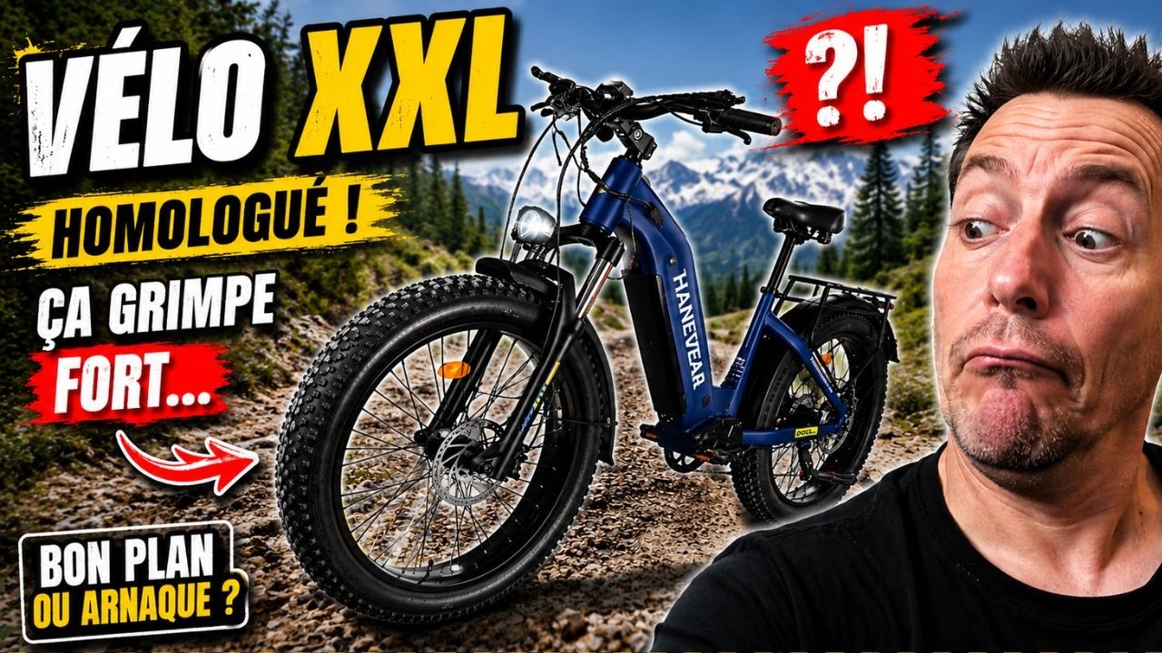 😳 Ce vélo électrique XXL vaut-il vraiment le détour ? Hanevear Duck
