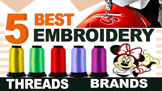 5 Best Embroidery Thread Brands || ZDigitizing