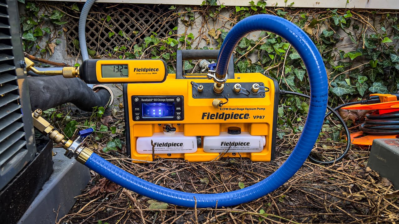 Why I Choose A ONE Hose VACUUM Setup | HVAC Installations