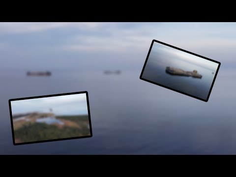 Darßer Ort und die Bauarbeiten am Inselhafen Prerow