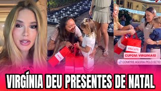 VIRGÍNIA DEU PRESENTES DE NATAL PARA SEUS FUNCIONÁRIOS 