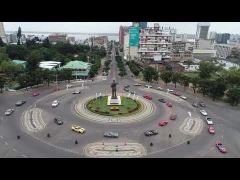 Concelho de Municipal, Maputo, Mozambique.. all cars currently doing a parade.