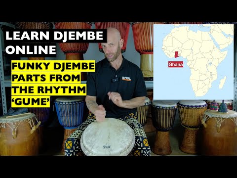 Funky Djembe Parts from Ghana Rhythm 'Gume' | Learn Djembe Online