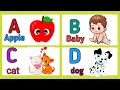 ABC Flashcards For Toddlers Abc Alphabet Learning Kids Learning A To Z Alphabet Phonics Song