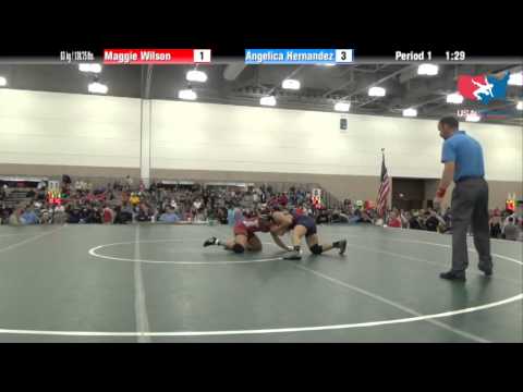 FILA Junior 63 kg / 138.75 lbs. - Maggie Wilson vs. Angelica Hernandez