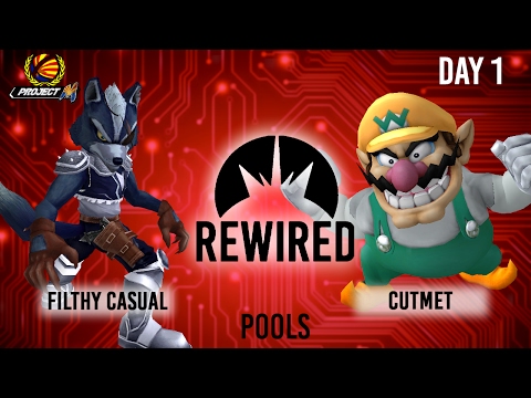Rewired 2016: Filthy Casual (Falcon) vs CutMet (Wario) Pools