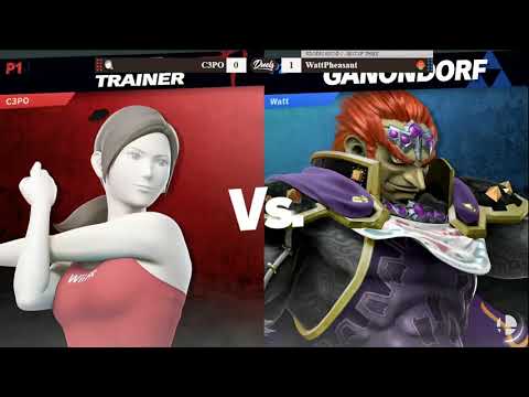 DDD 24 SSBU WR2 - C3PO (Wii Fit Trainer) vs WattPheasant (Ganondorf)