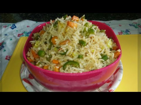 Veg Fried Rice Recipe / How To Make Veg Fried Rice Recipe In Kannada /Indo Chinese Style Veg fried Video