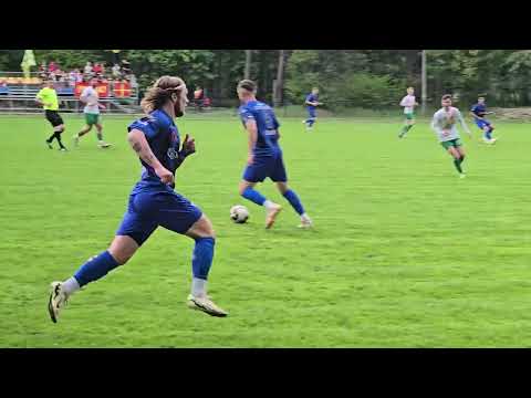 IV liga piłki nożnej: LKS Promień Mońki - Olimpia Zambrów - fragmenty meczu