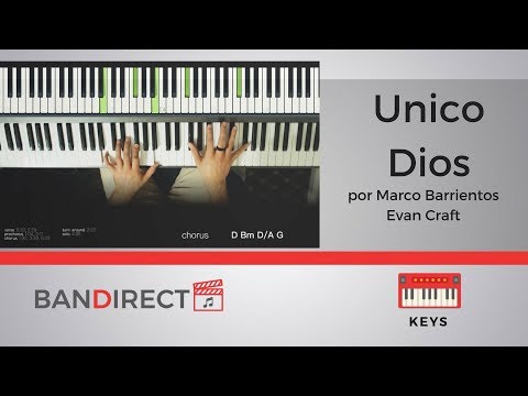 Unico Dios por Marco Barrientos y Evan Craft | Tutorial de Piano